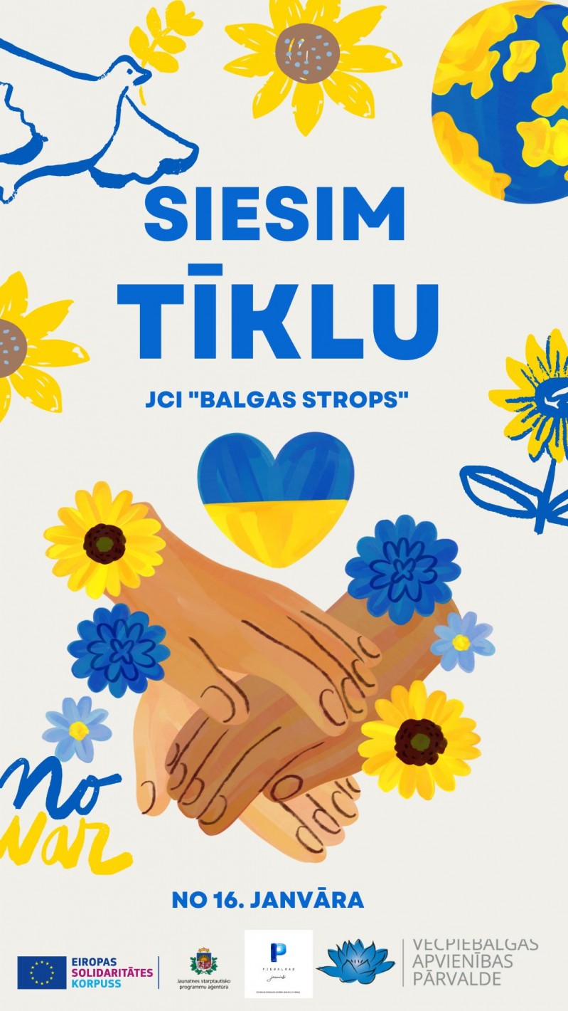 Maskēšanās tīklu siešana Ukrainas armijai JIC "Balgas strops" telpās
