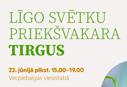 Līgo svētku priekšvakara tirgus Vecpiebalgas viesistabā