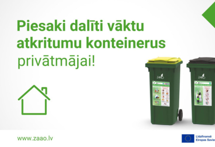 Cēsu novada ciemos paplašina iespējas šķirot atkritumus