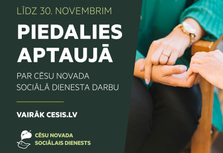 Aicinām piedalīties Sociālā dienesta klientu apmierinātības aptaujā