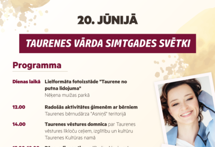 Taurenes vārda simtgades svētku programma